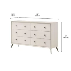 Commode à 6 tiroirs
