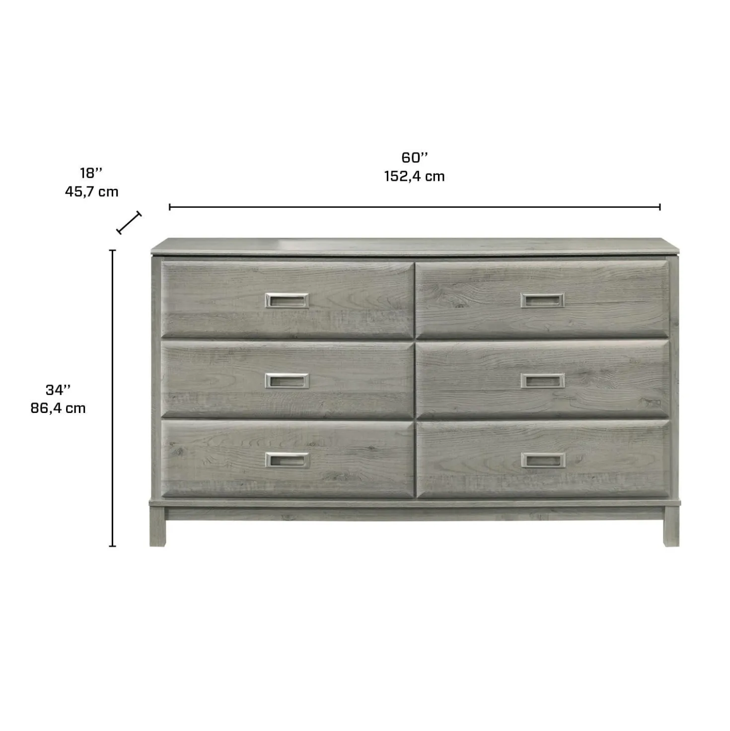 Commode à 6 tiroirs