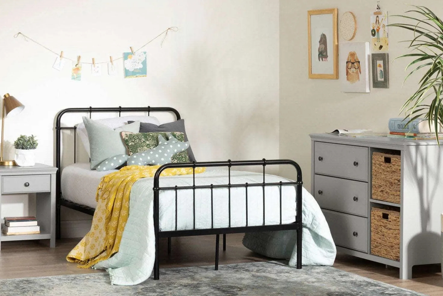Commode 3 tiroirs avec paniers - South Shore