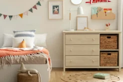 Commode 3 tiroirs avec paniers - South Shore
