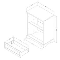 Commode 4 tiroirs - South Shore