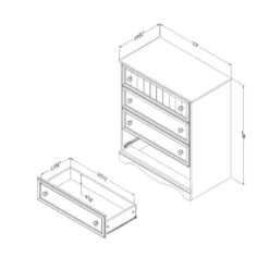 Commode 4 tiroirs - South Shore