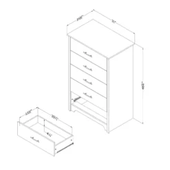 Commode 5 tiroirs - South Shore