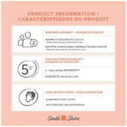 Commode 5 tiroirs - South Shore