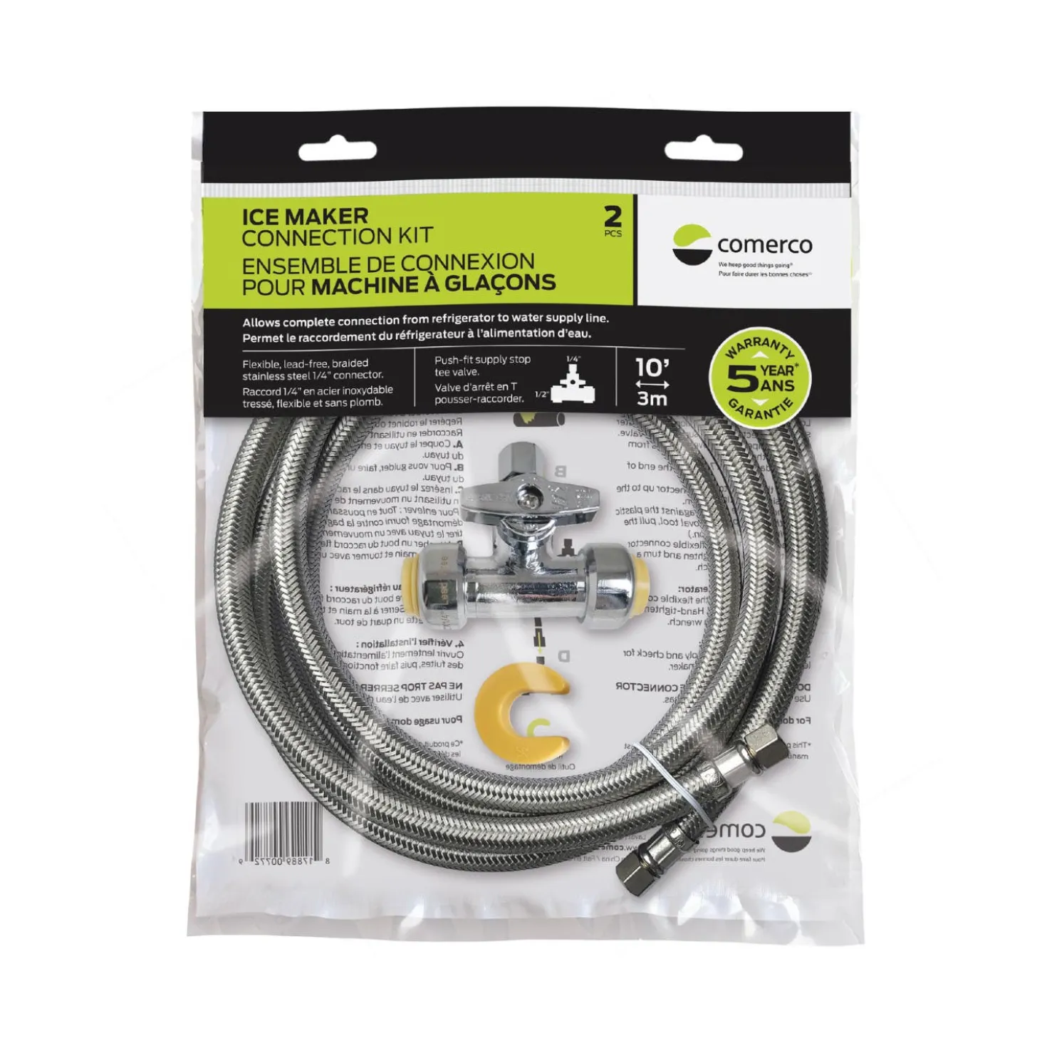 Connexion pour machine à glace