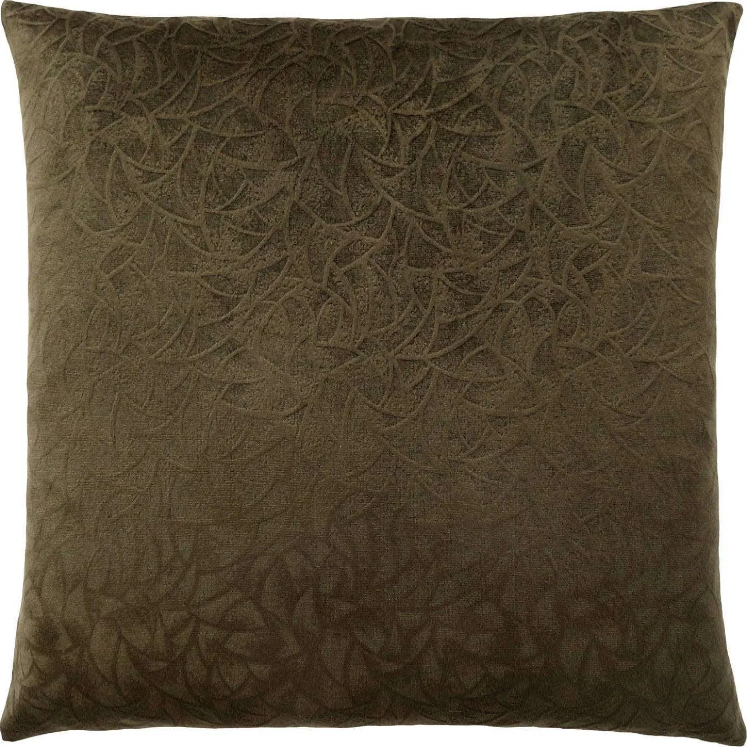 Coussin décoratif en velours 18"