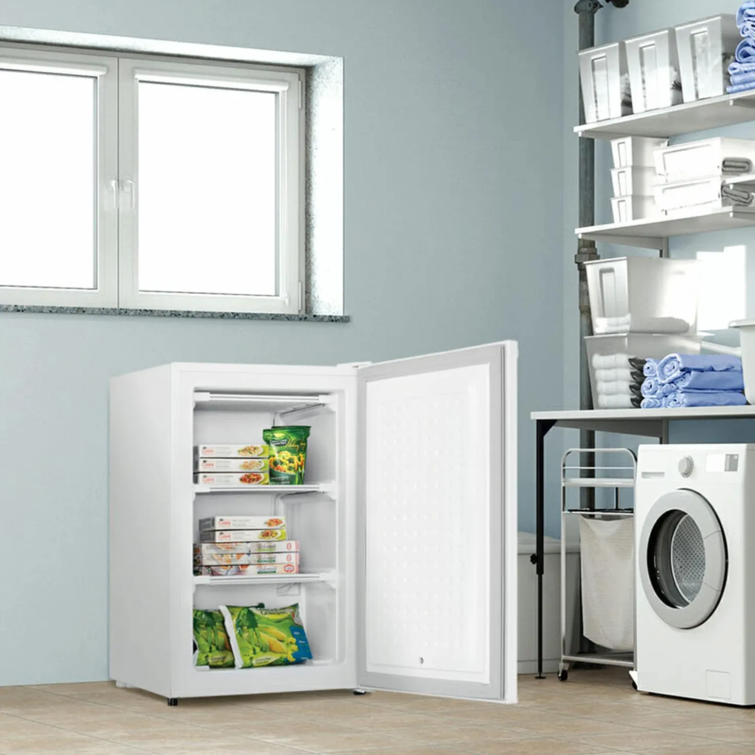 DANBY Congélateur 3,2 pi3, Blanc, Vertical, 21" - DUFM032A3WDB