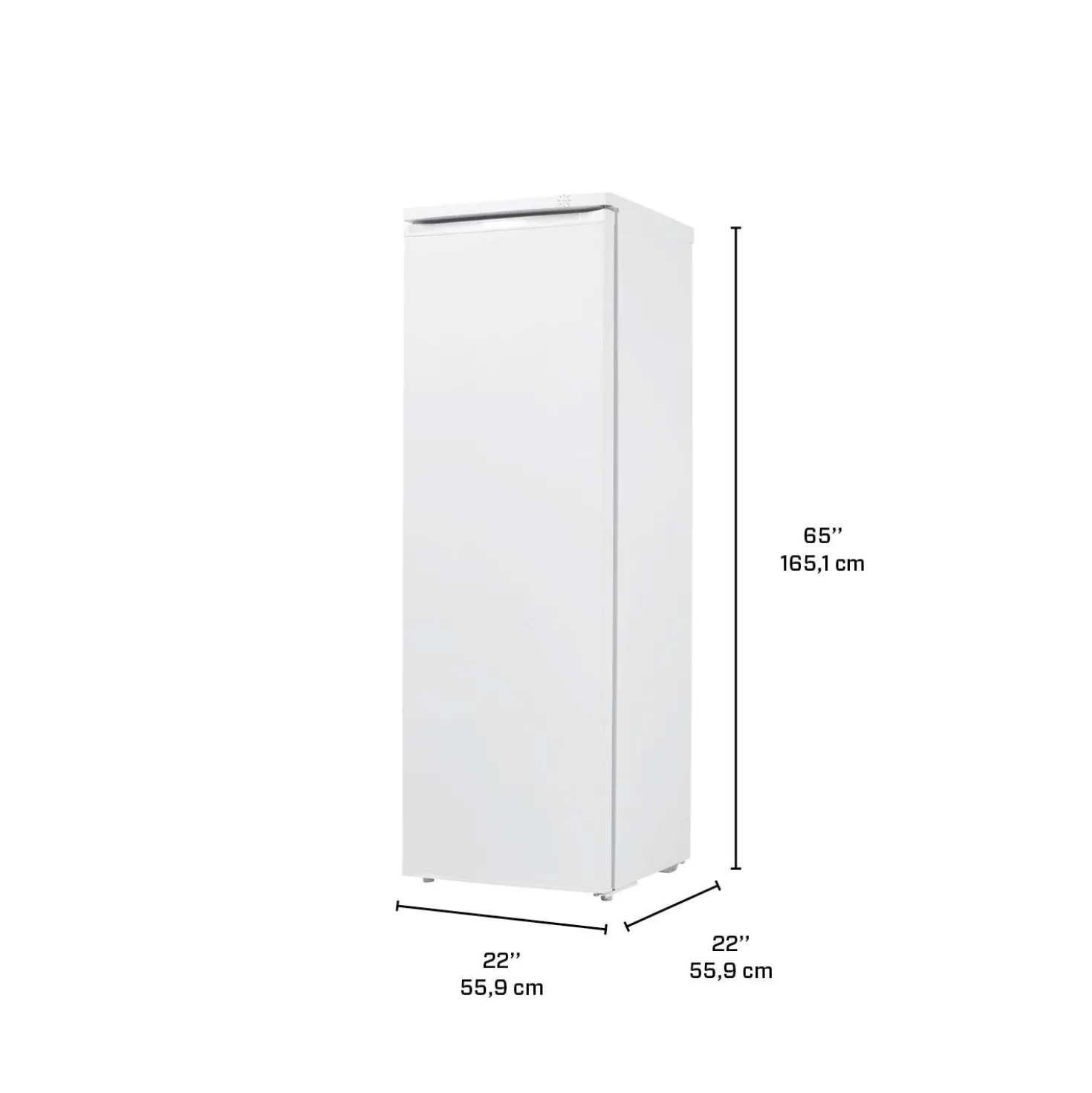 DANBY Congélateur 7,1 pi3, Blanc, Vertical, 22" - DUF071A3WDB