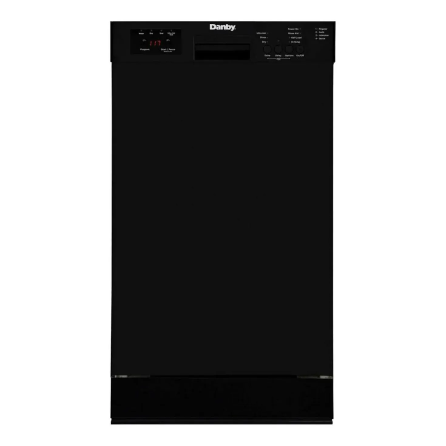 DANBY Lave-vaisselle Encastré Noir 18" 51dB - DDW18D1EB