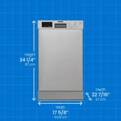 DANBY Lave-vaisselle Encastré Inox 18