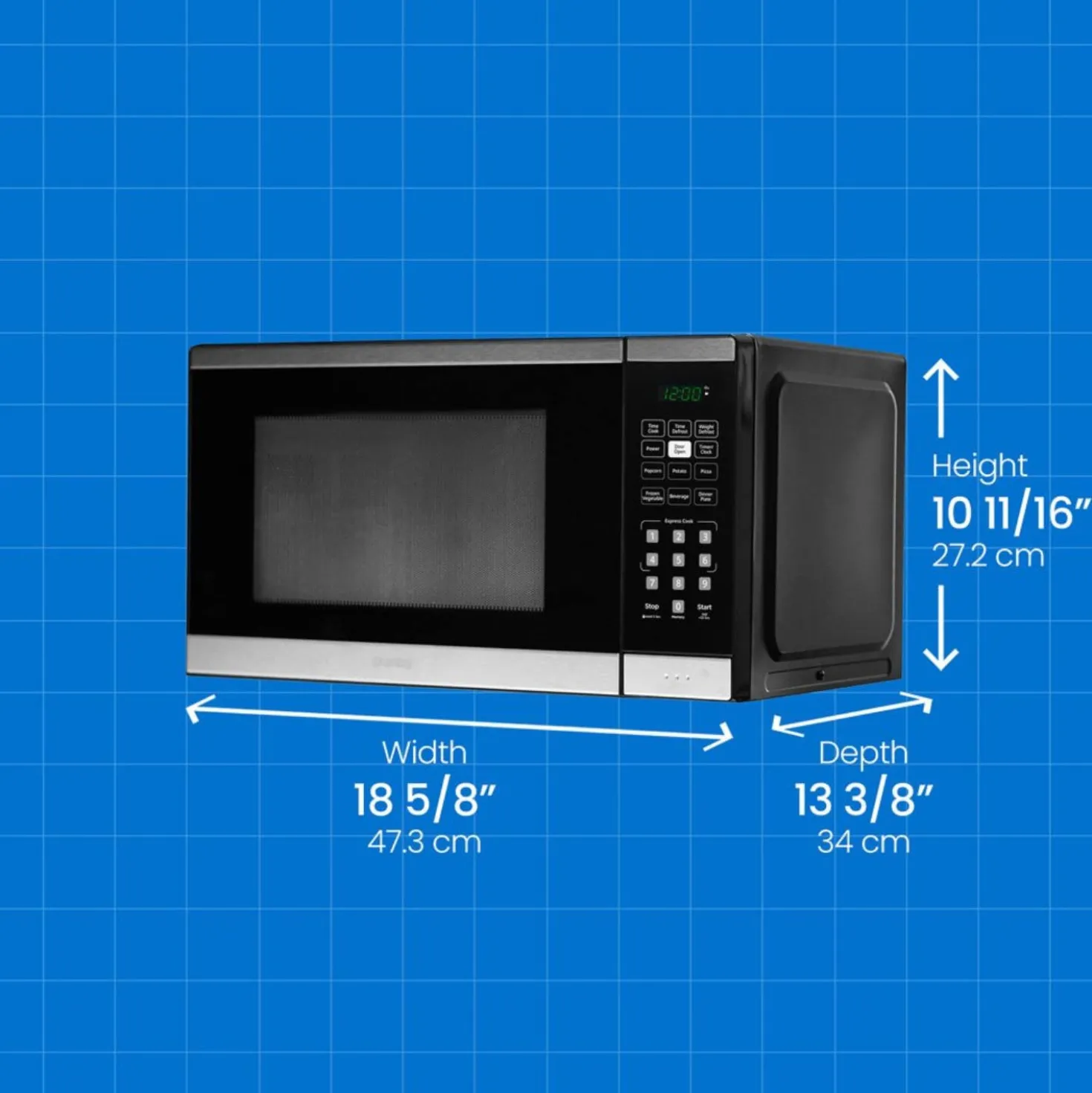 DANBY Micro-ondes Inox 900 19" DBMW0925BBS