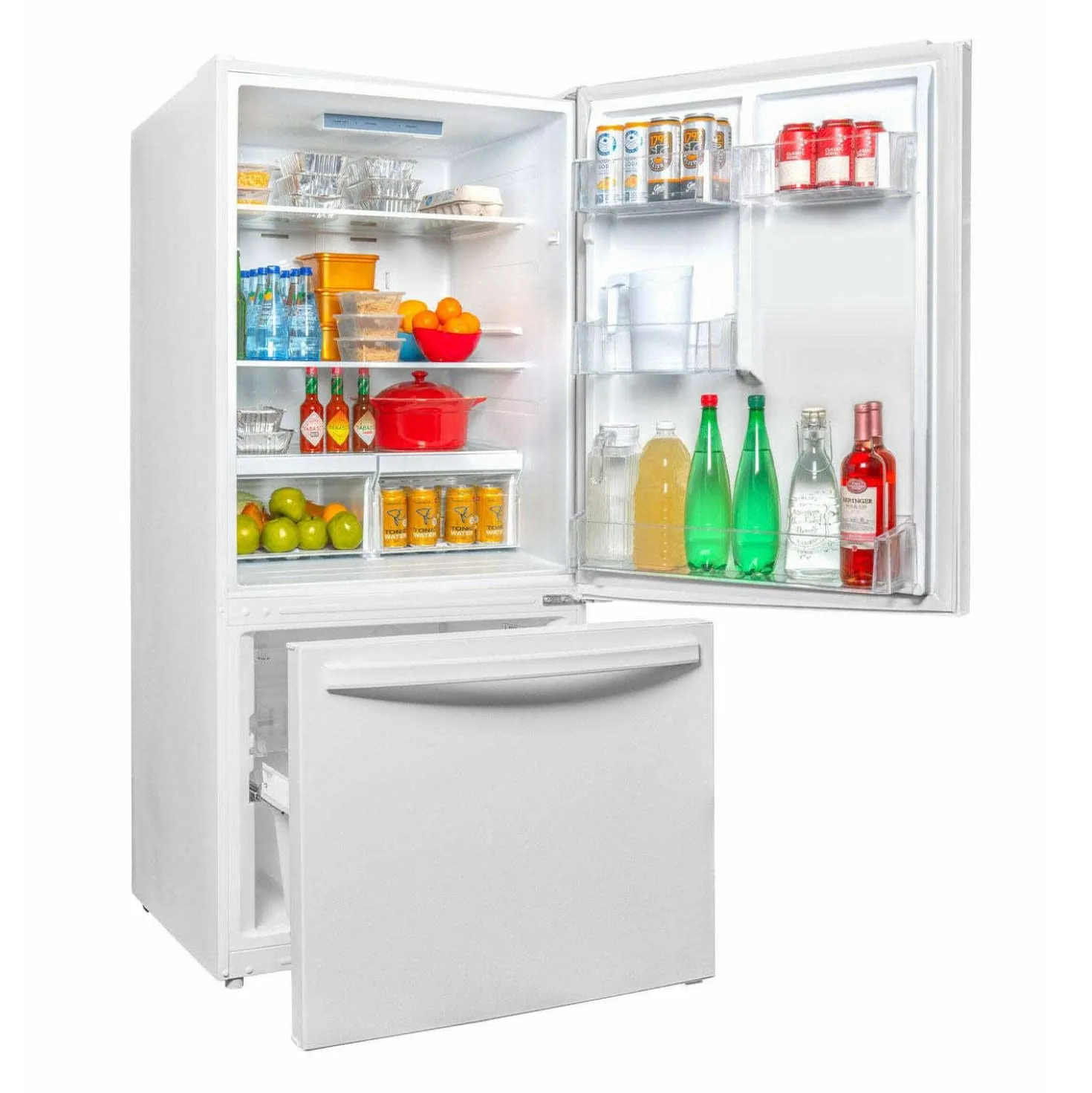 DANBY Réfrigerateur 18,7 pi3 30 po Blanc Congélateur en bas - DBM187E1WDB
