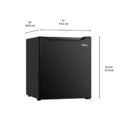 DANBY Réfrigérateur 1,6 pi3 Noir Compact - DAR016B1BM