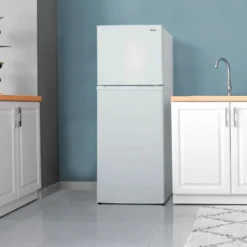 DANBY Réfrigérateur 10,1 pi3 24 po Blanc Congélateur en haut - DFF101B1WDB