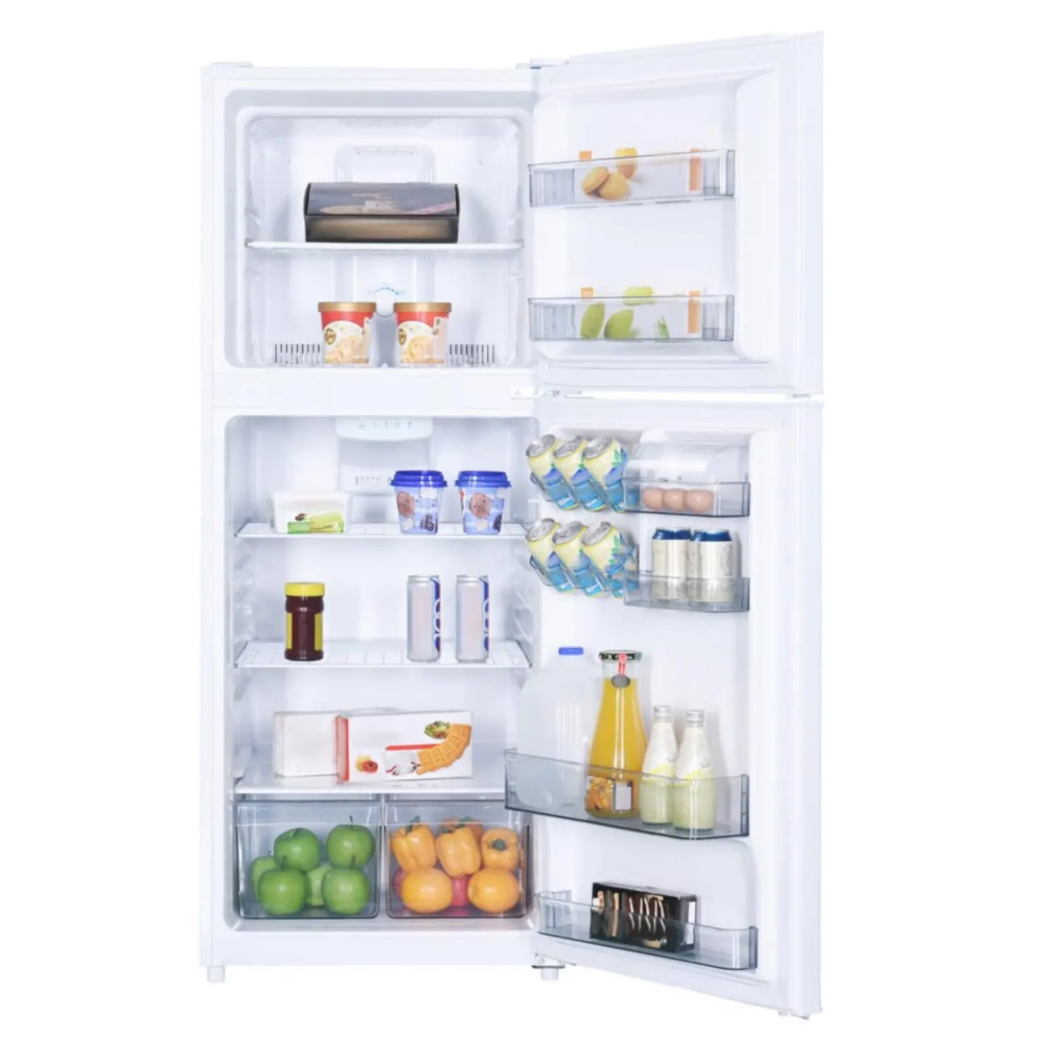 DANBY Réfrigérateur 11 pi3 24 po Blanc Congélateur en haut - DFF116B2WDBR
