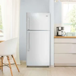 DANBY Réfrigérateur 18 pi3 30 po Blanc Congélateur en haut - DFF180E1WDB