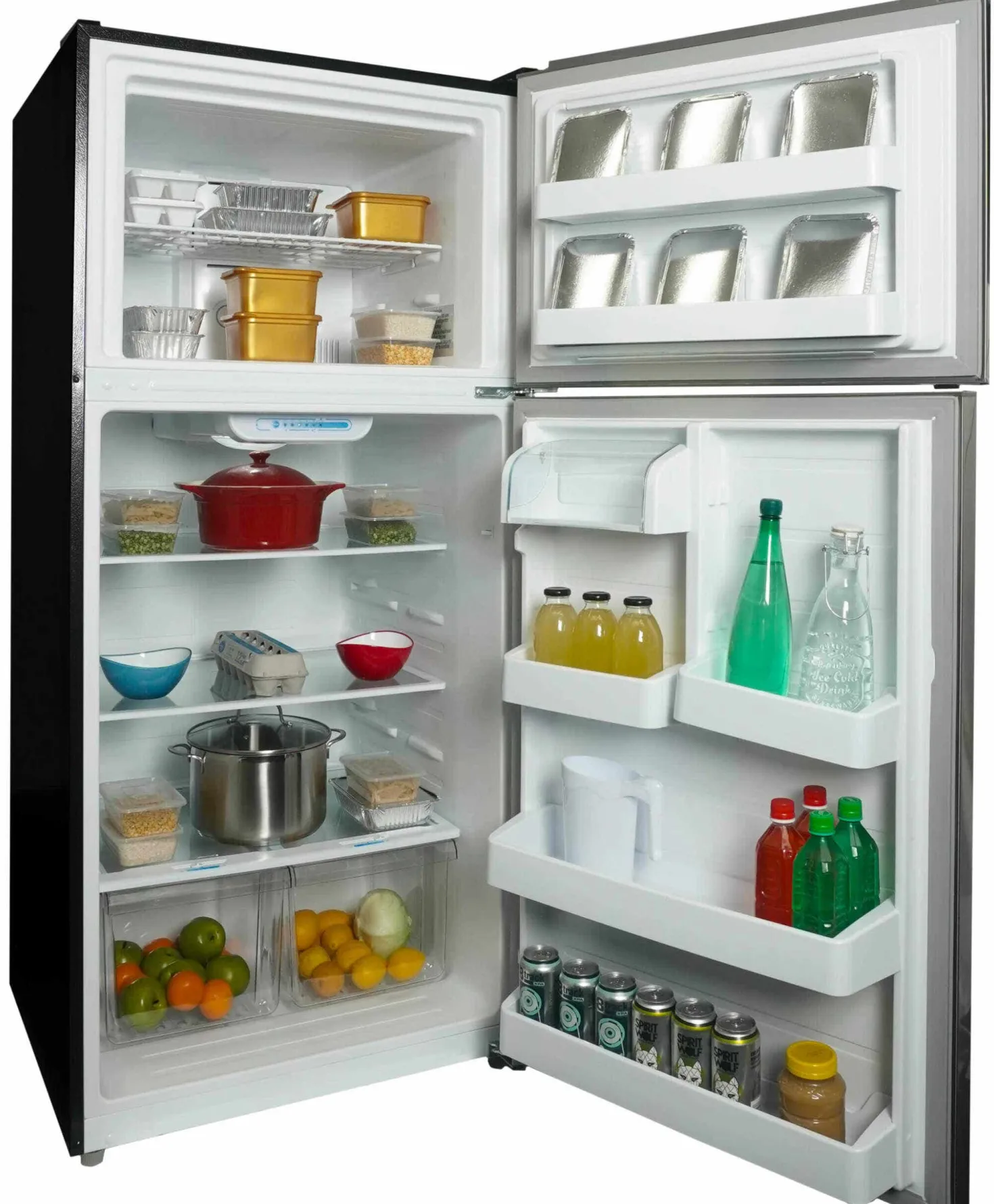DANBY Réfrigérateur 18 pi3 30 po Inox Congélateur en haut - DFF180E2SSDB