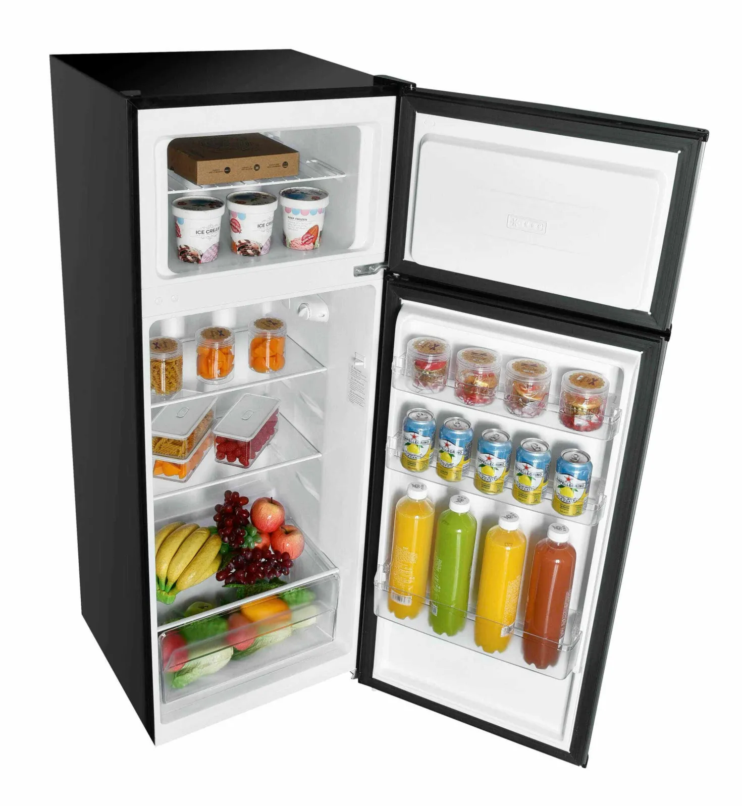 DANBY Réfrigérateur 7,4 pi3 22 po Inox Congélateur en haut - DPF074B2BSLD