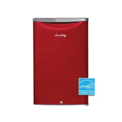 DANBY Réfrigérateur 4,4 pi3 21 po Rouge Compact - DAR044A6LDB