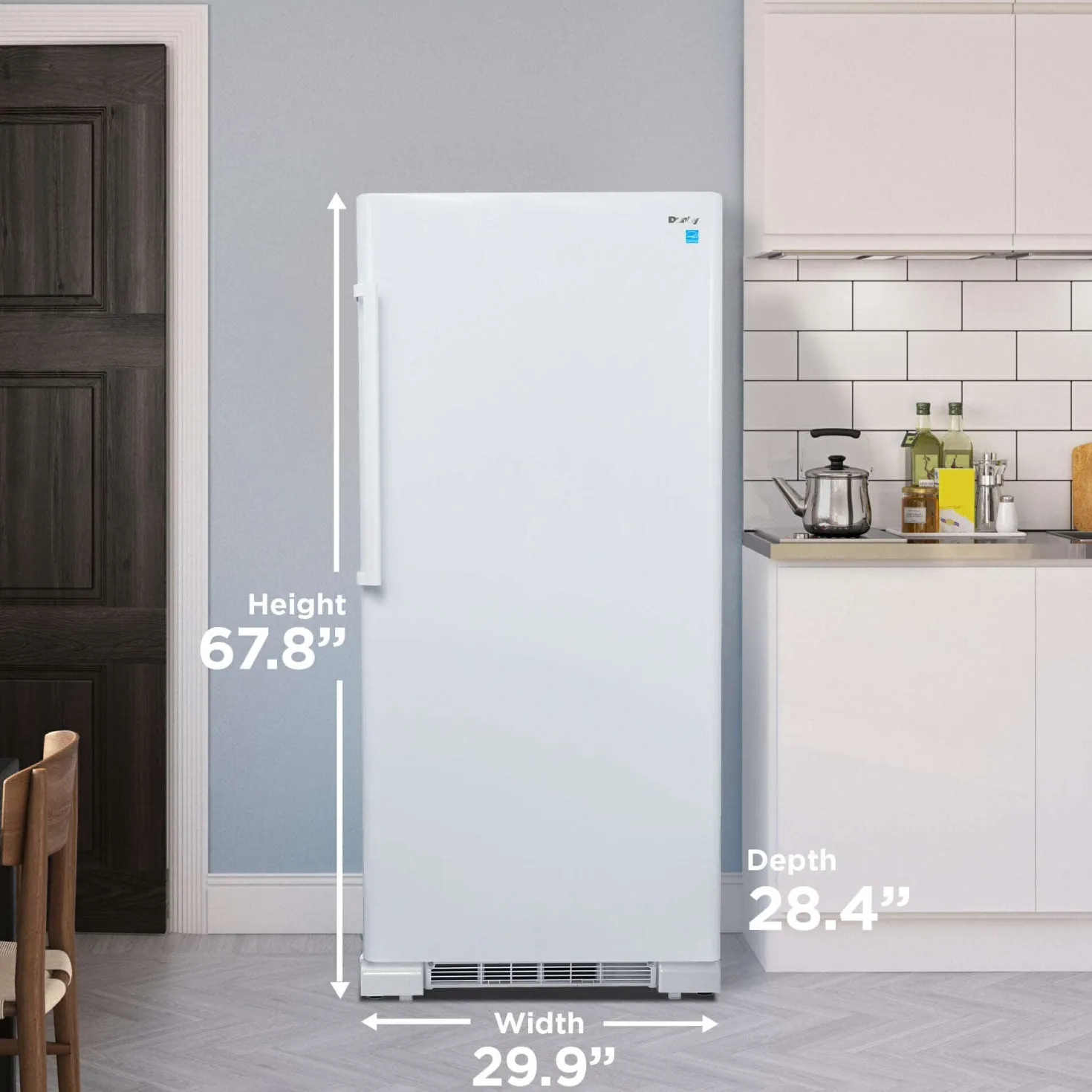 DANBY Tout réfrigérateur 17 pi3 30 po Blanc Tout réfrigérateur - DAR170A3WDD