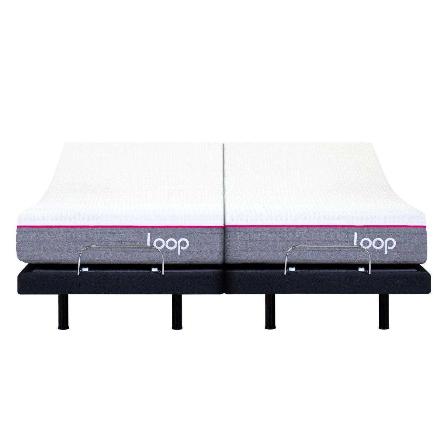 Deux bases de lits ajustables avec matelas Loop (39"x78")