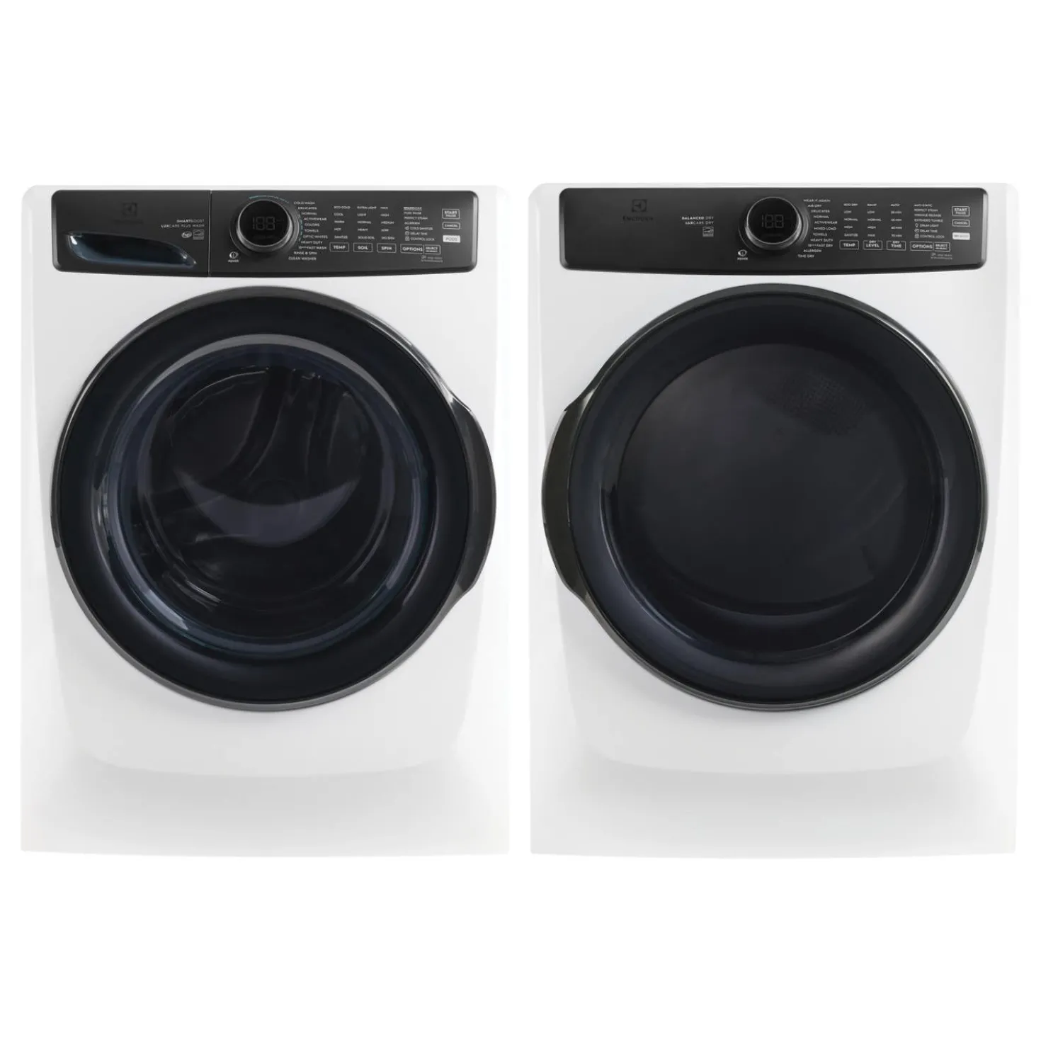 ELECTROLUX Ensemble laveuse sécheuse, Blanc, Chargement frontal