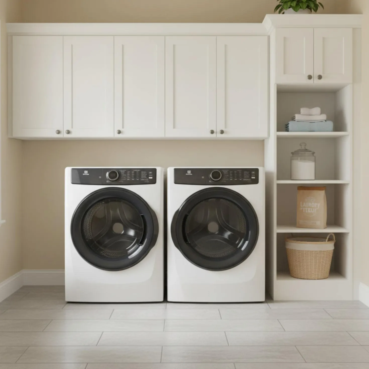 ELECTROLUX Ensemble laveuse sécheuse, Blanc, Chargement frontal
