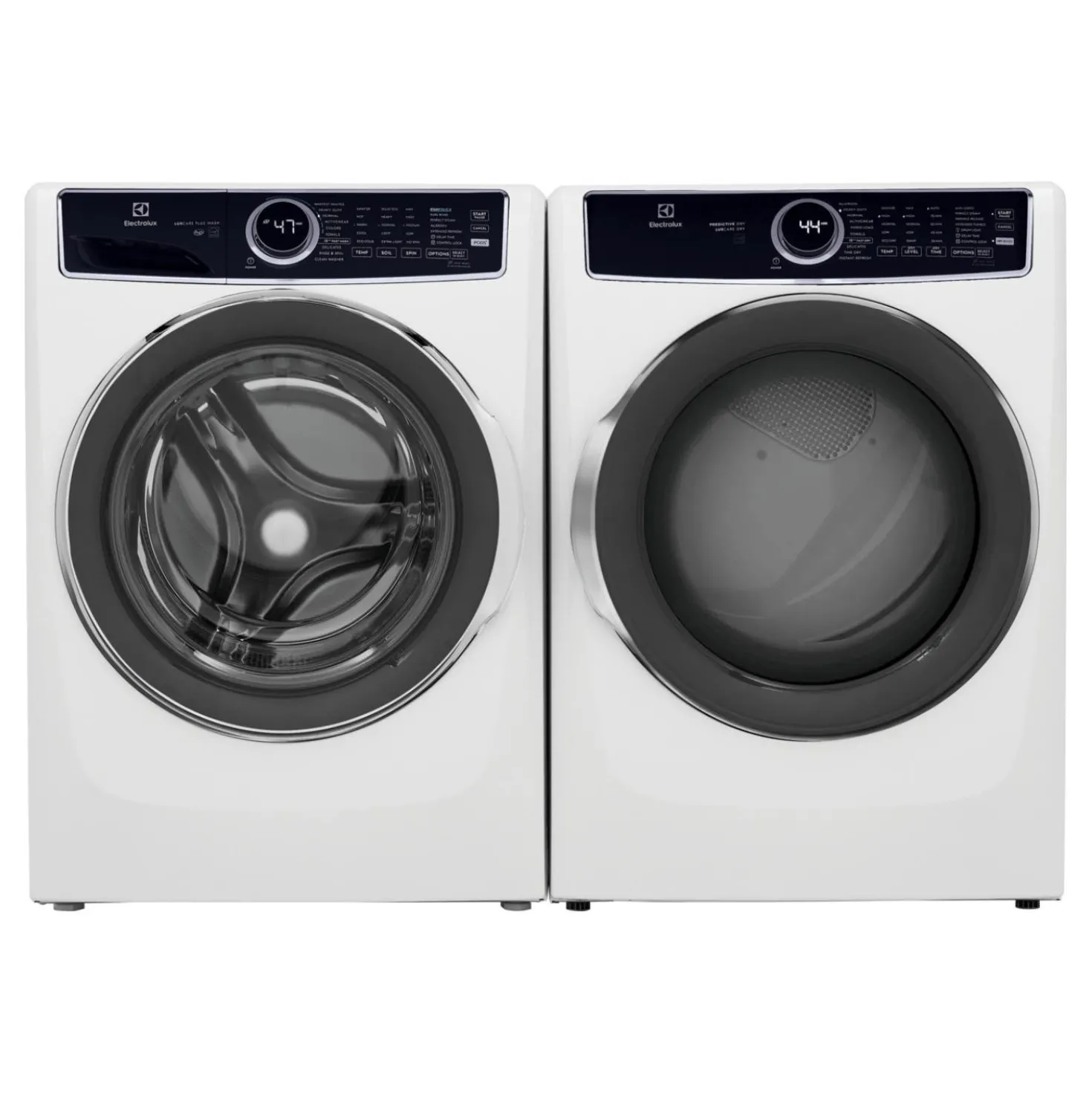 ELECTROLUX Ensemble laveuse sécheuse, Blanc, Chargement frontal