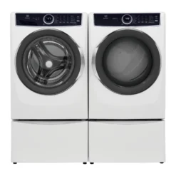 ELECTROLUX Ensemble laveuse sécheuse, Blanc, Chargement frontal