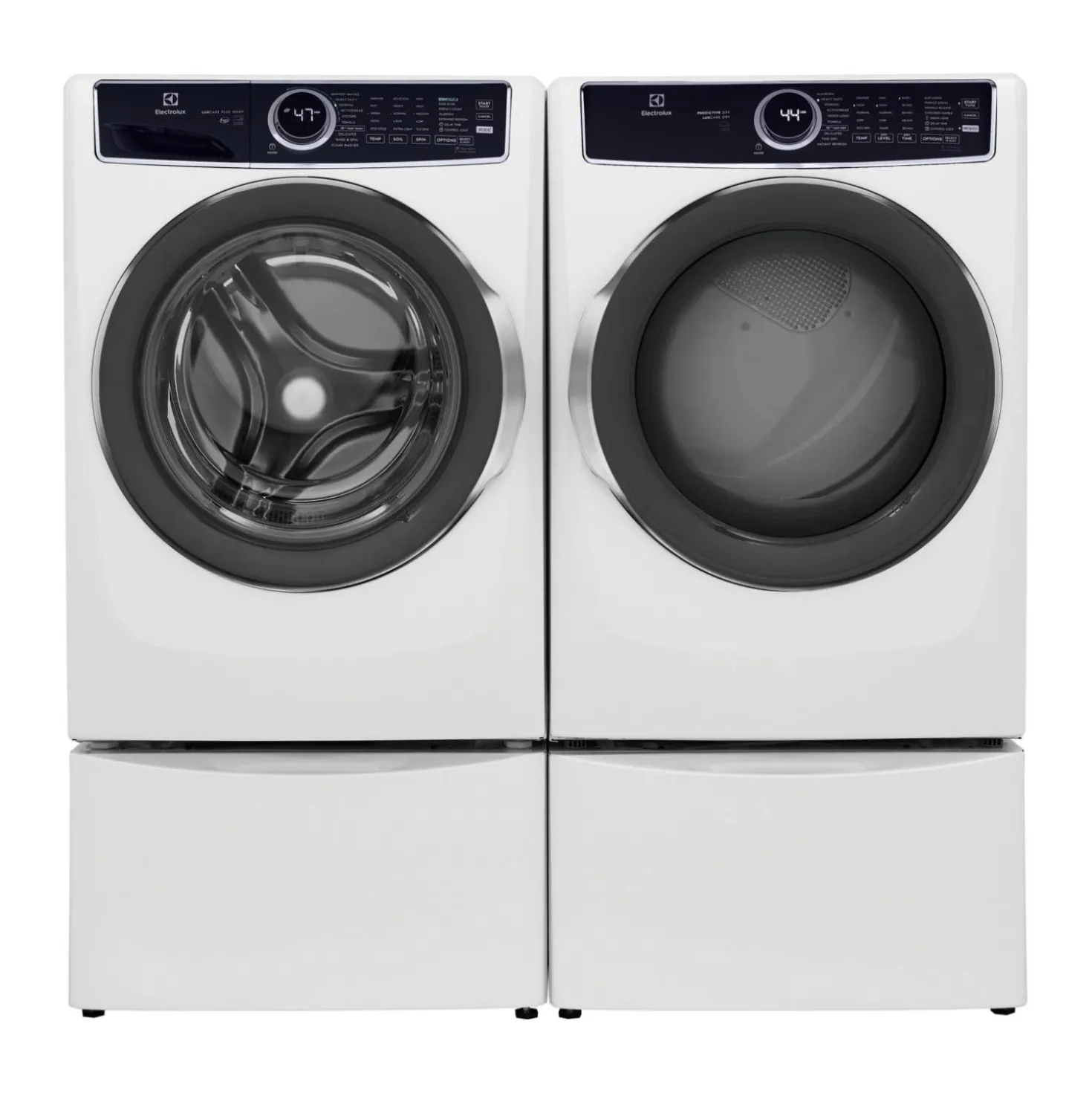 ELECTROLUX Ensemble laveuse sécheuse, Blanc, Chargement frontal