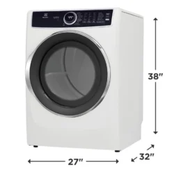 ELECTROLUX Ensemble laveuse sécheuse, Blanc, Chargement frontal