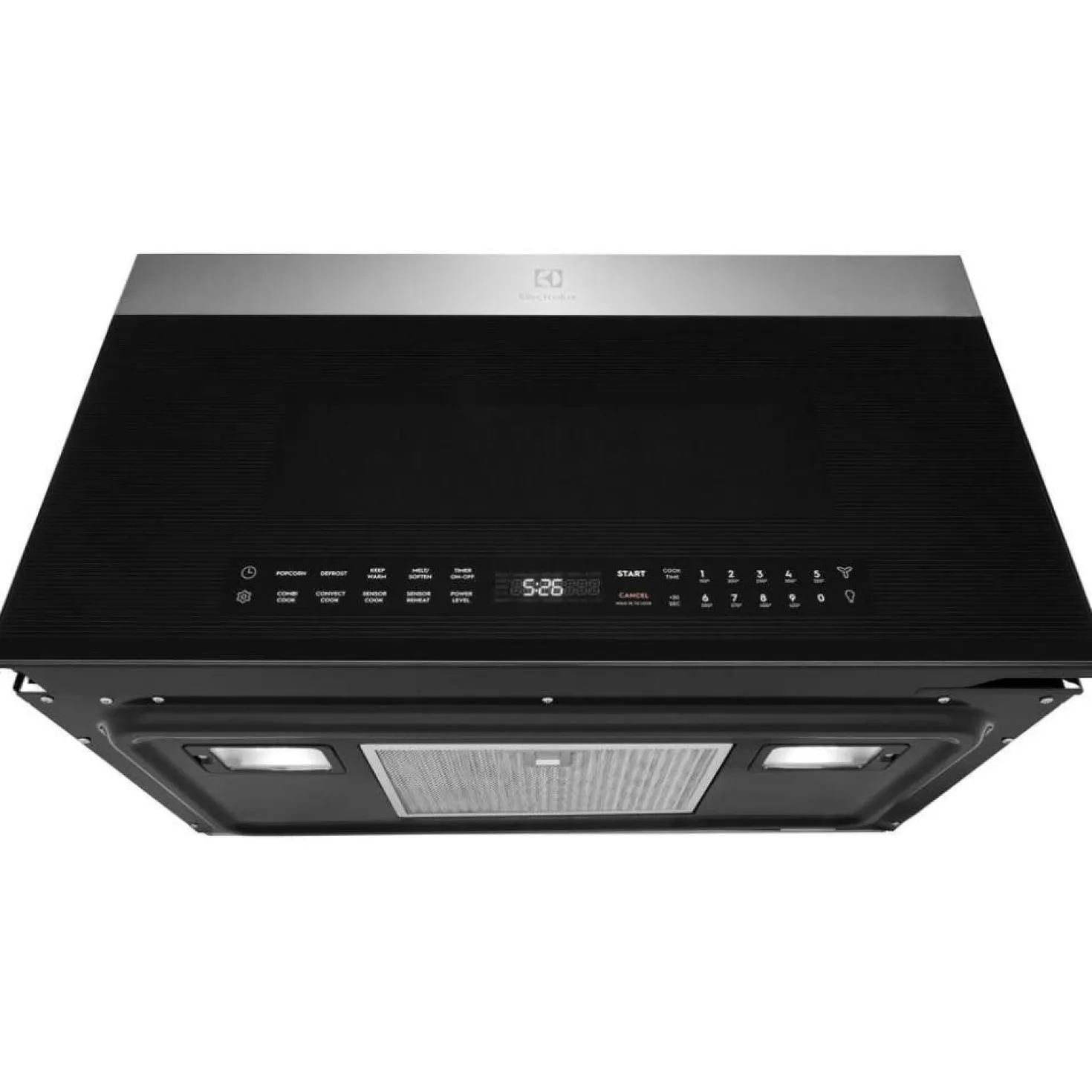 ELECTROLUX Micro-ondes/hotte, Inox, 30"