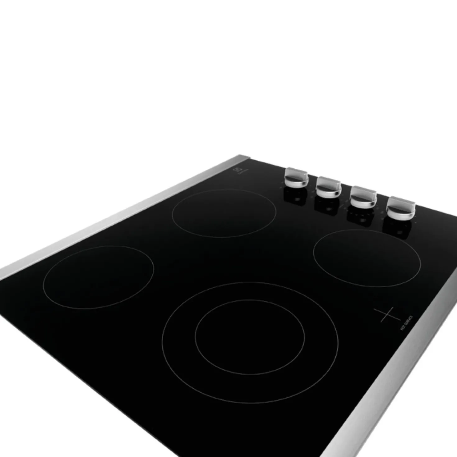 ELECTROLUX Plaque de cuisson Vitrocéramique Inox 24" Inox - ECCE242CAS