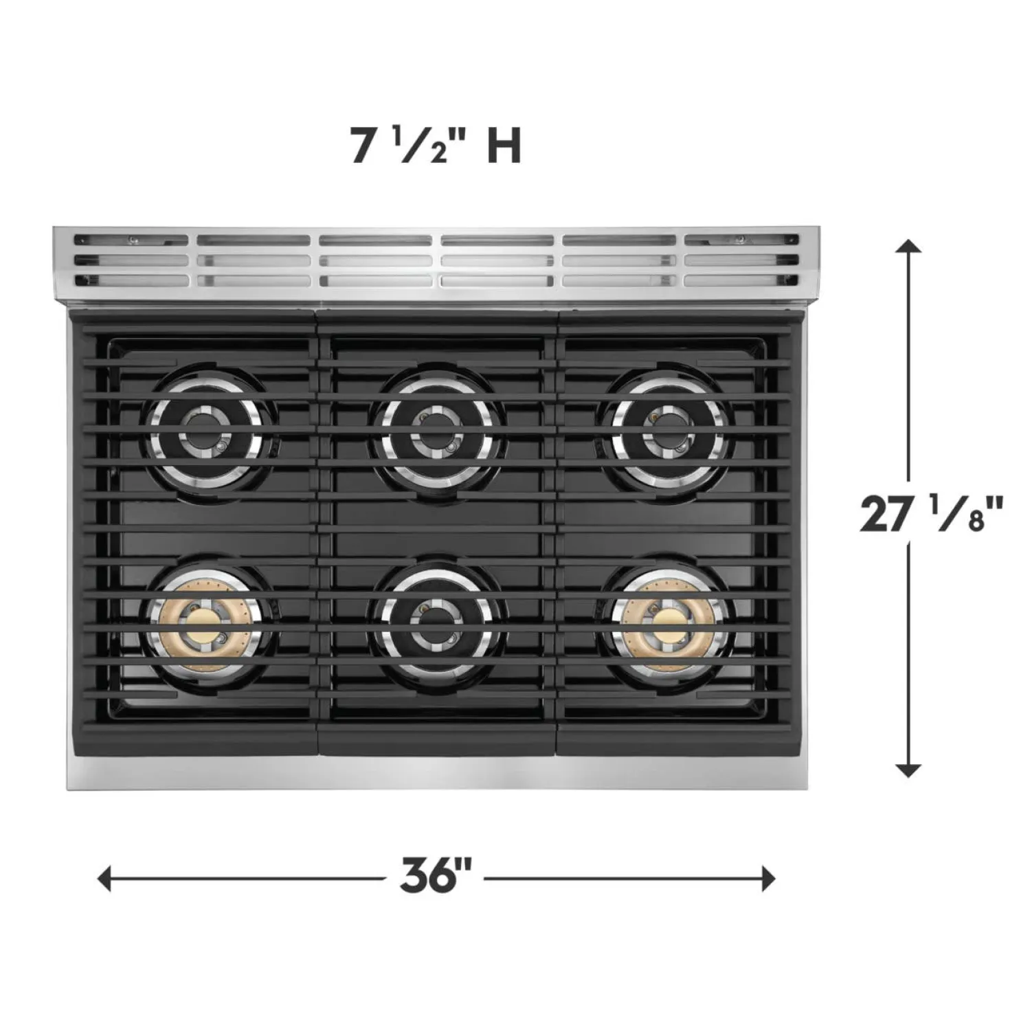 ELECTROLUX Plaque de cuisson Gaz Inox 36" Inox - ECCG3672AS