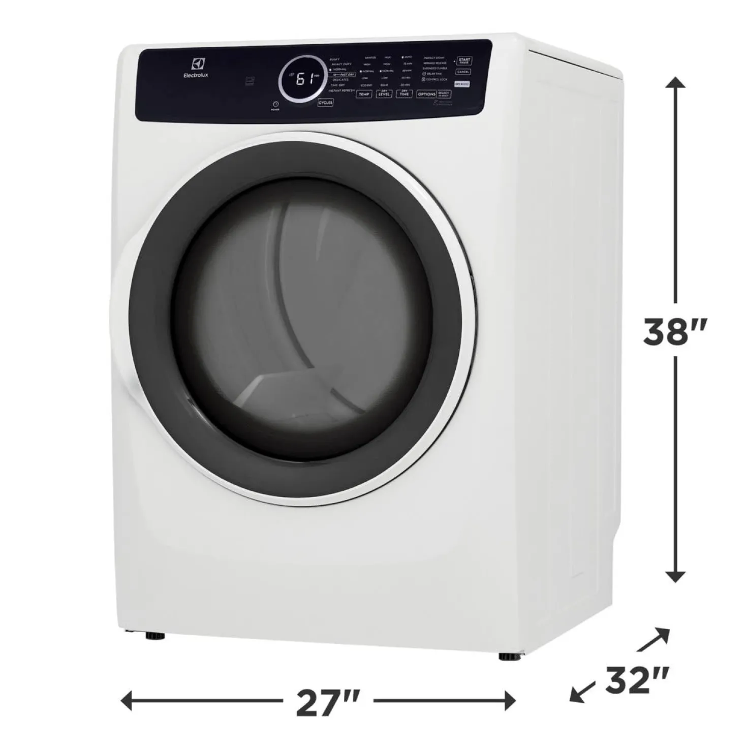 ELECTROLUX Sécheuse Chargement frontal Blanc 27" - ELFE743CAW