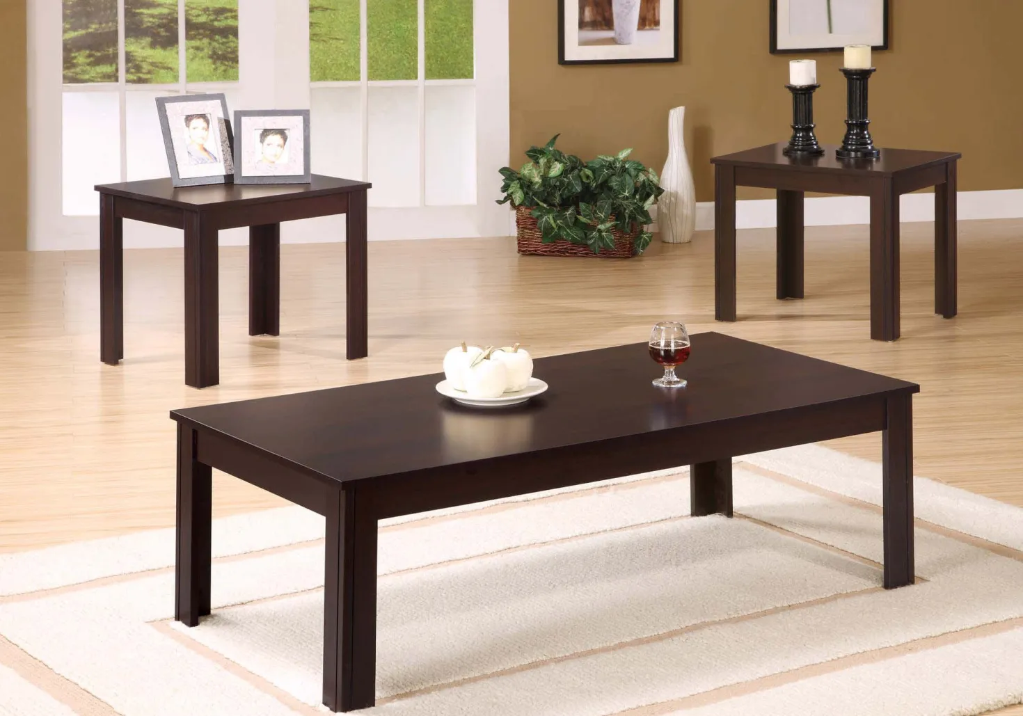 Ens de tables - 3mcx, espresso - Monarch