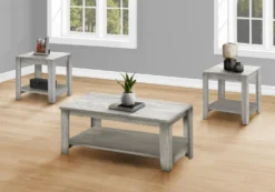 Ens de tables - 3mcx, gris industriel - Monarch