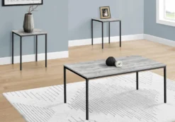 Ens de tables - 3mcx, gris, métal noir - Monarch