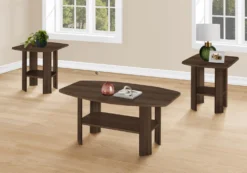 Ens de tables - 3mcx, noyer foncé - Monarch