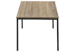 Ens de tables - 3mcx, taupe foncé, métal noir - Monarch