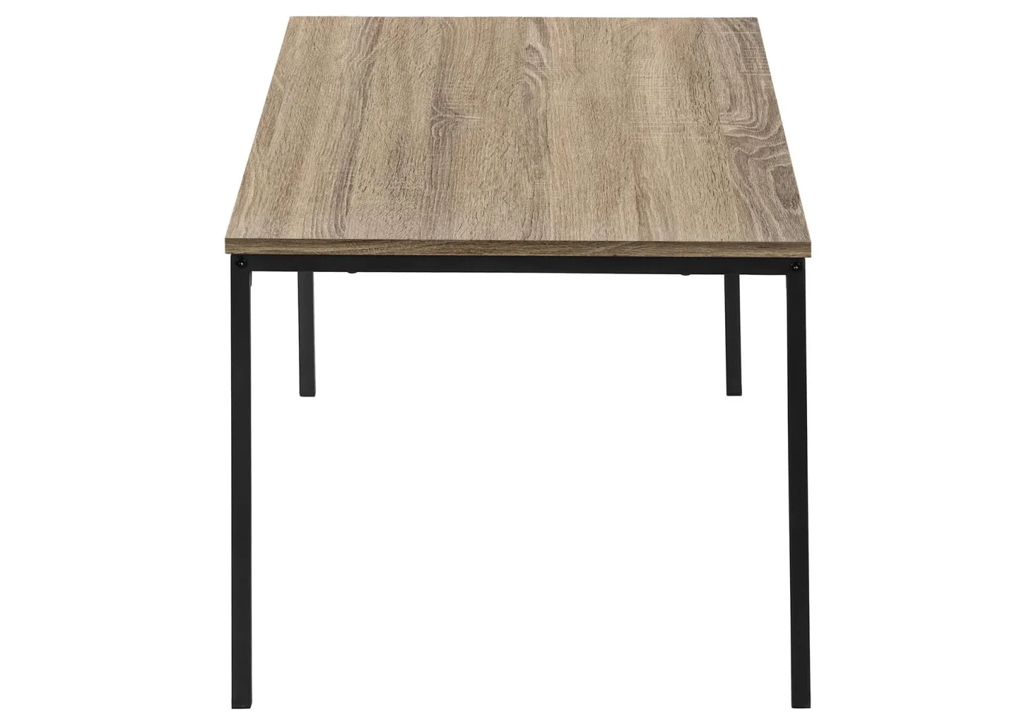 Ens de tables - 3mcx, taupe foncé, métal noir - Monarch