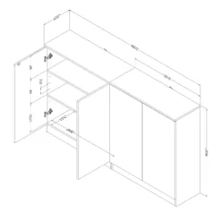 Ensemble de 2 buffets - South Shore