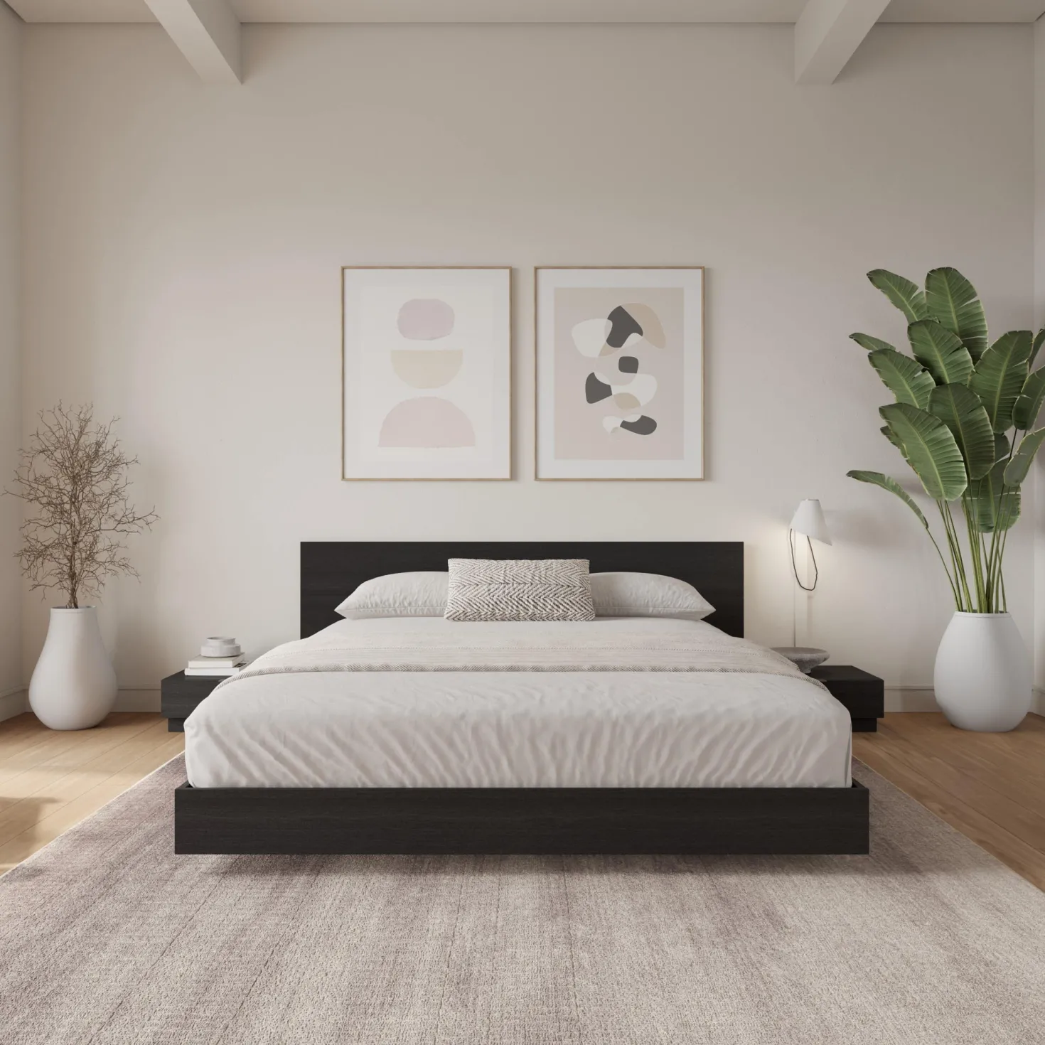 Ensemble de chambre à coucher queen (60") - 4 mcx - Nexera