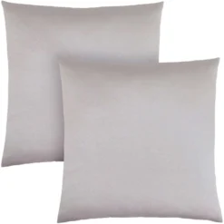 Ensemble de 2 coussins décoratifs en satin 18"