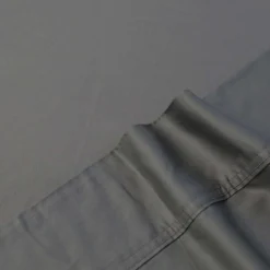 Ensemble de draps double en bambou - gris charbon