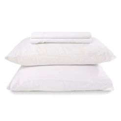 Ensemble de draps king en microfibre - blanc