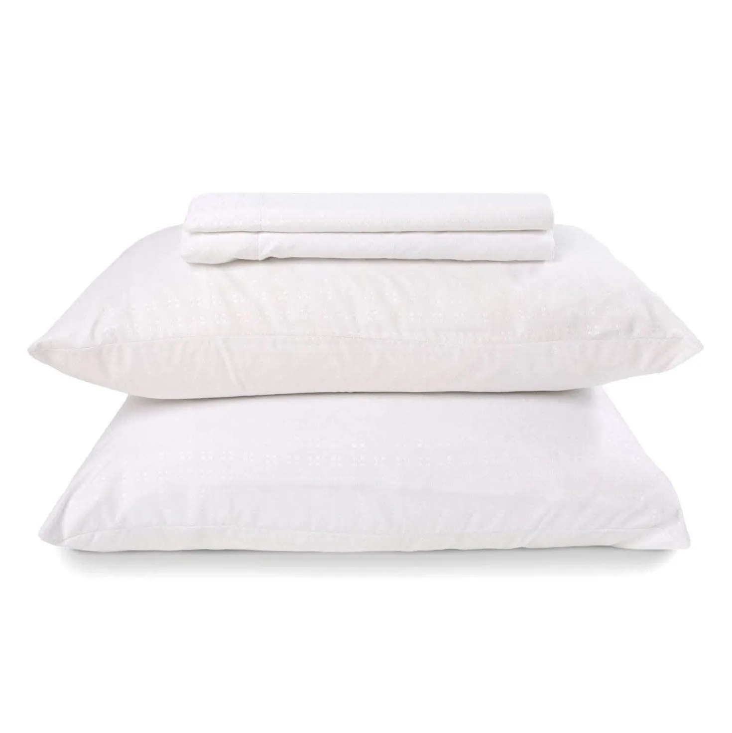 Ensemble de draps king en microfibre - blanc
