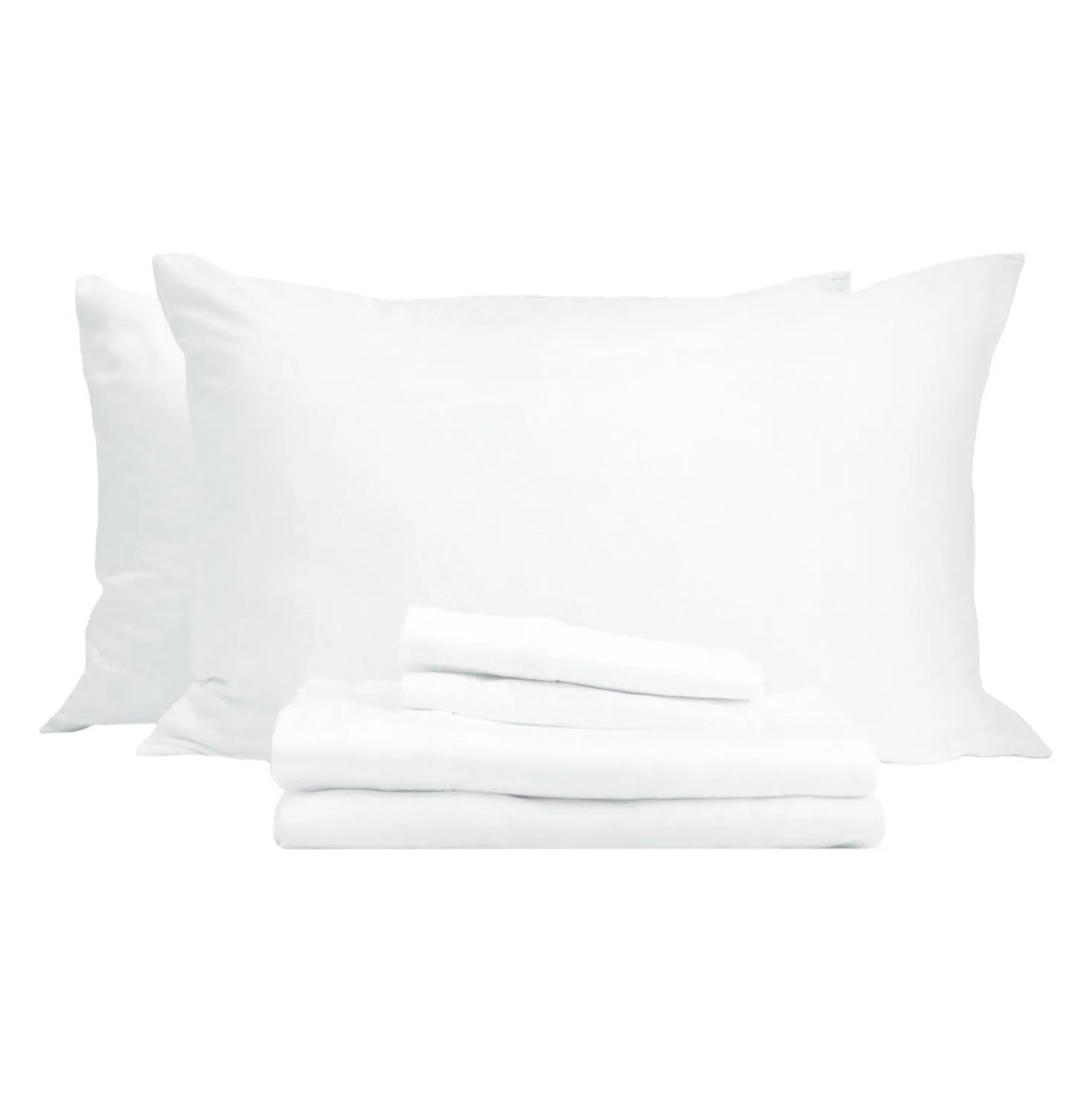 Ensemble de draps queen en bambou - blanc
