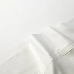 Ensemble de draps queen en rayonne de bambou à têtes séparées - blanc