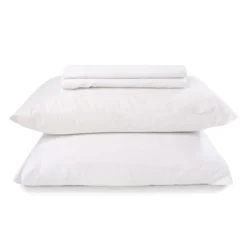 Ensemble de draps 2 simple XL en microfibre - blanc